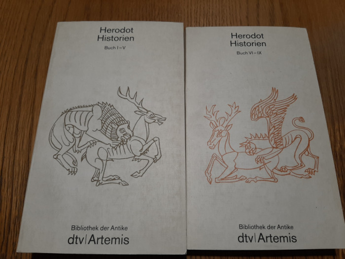HERODOT Historien ( Buch I-V, VI-IX) - Bibliothek der Antike, Artemis, 1991