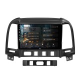 Cumpara ieftin Navigatie HUB64 Hyundai Santa Fe (2006-2012), 2GB RAM, Android, GPS, Wi-FI, Carplay, Android Auto, USB, Bluetooth, Radio, Waze, Touchscreen, 9 inch