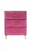 Cutie Bijuterii, Fucsia Velvet, 15x9x19.5cm, Oem