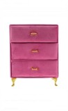 Cutie Bijuterii, Fucsia Velvet, 15x9x19.5cm