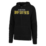 Boston Bruins hanorac de bărbați cu glugă Ovation Headline Raglan Black - M