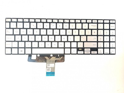 Tastatura Laptop, Asus, VivoBook S15 S533, S533E, S533EQ, S533EA, S533JQ, S533F, S533FA, S533FL, S533UA, argintie, v2, layout US foto