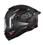 Cumpara ieftin Casca integrala pentru scuter - motocicleta MT Thunder 4 SV Luminence D1 negru/gri mat (ochelari soare integrati) &ndash; tip viziera: MT-V-28B XXXL (65/66c