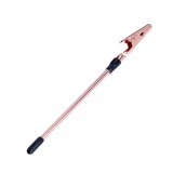 Cumpara ieftin Clema pentru fixare bijuterii, bratari, incuietori, metalica, maner antiderapant, 15.5 cm, roz