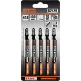 Cumpara ieftin Panza, lama, fierastrau pendular, pentru lemn, HCS, prindere tip T, taiere precisa, 10 TPI, set 5 buc, 100 mm, Richmann Exclusive