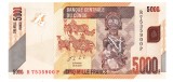 Congo 5 000 5000 Francs 2020 P-102 UNC