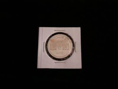 M3C1 52 - Jeton de colectie - tematica fotbal - EL MUNDO 2004 foto