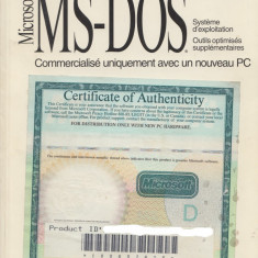 * * * - GUIDE DE L'UTILISATEUR ABREGE. MICROSOFT (R) MS-DOS (R) 6.22, 1994