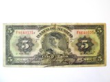 Cumpara ieftin Rara! Mexic 5 Pesos 1942,bancnota din imagini