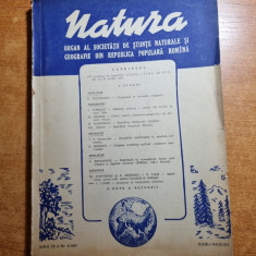 revista natura iulie - august 1957 -harta raspandirii ciorilor cenusii in tara