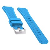 Cumpara ieftin Curea silicon compatibila Samsung Galaxy Watch3, 45mm, telescoape Quick Release, 22mm, Lite blue