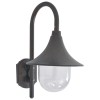 Lampă de perete grădină vidaXL E27, bronz, 42 cm, aluminiu, exterior, IP44