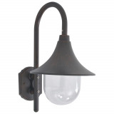 Lampa de perete de gradina E27, bronz, 42 cm, aluminiu GartenMobel Dekor, vidaXL