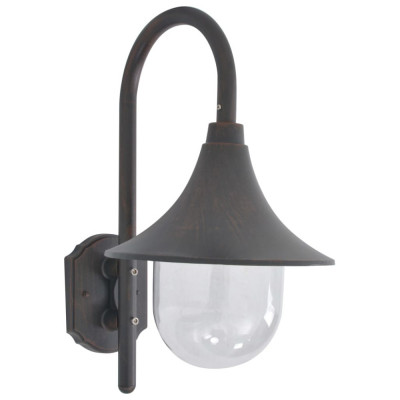 vidaXL Lampă de perete de grădină E27, bronz, 42 cm, aluminiu 44213 foto