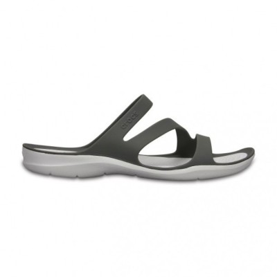 Papuci Crocs Swiftwater Sandal W Gri - Smoke foto