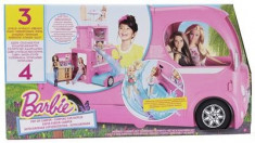 Jucarie Barbie Pop-Up Camper Vehicle Doll foto