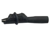 Bornă crocodil 10A neagră 8.9mm 1kV