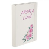 Mapă Cutie Carton cu Elastic, Aroma Line, Trandafiri, Ecru, 23.5x4x31.5 cm, Oem