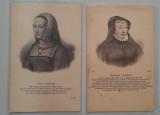 FRANTA VIEUX CARTES POSTALE,ROYALTIES REGINA ANNE DE BRETAGNE ,CATHERINE MEDICIS