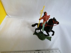 bnk jc Figurina de plastic - indian calare - Hong Kong - copie dupa Timpo foto