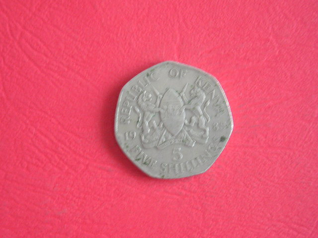 C50 - Moneda foarte veche - Kenya - 5 shillings - 1985