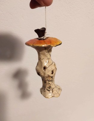 Cotor de mar, arta ceramica, lucrat manual, deosebit, 11cm lungime, artist made foto