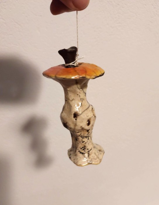 Cotor de mar, arta ceramica, lucrat manual, deosebit, 11cm lungime, artist made