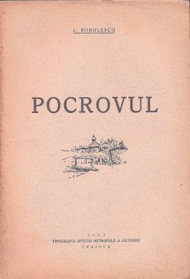 C9332N Pocrovul de Constantin Bobulescu, 1943, Craiova foto