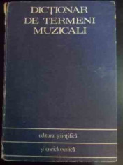 Dictionarde Termeni Muzicali - Coordonator Stiintific: Zeno Vancea ,545728 foto