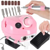 Masina electrica de slefuit unghiile, 65 W, pentru manichiura si pedichiura, cu