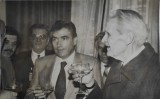 Foto originala Corneliu Coposu, Petre Roman s.a. / 18 x 11 cm/ foto Salabasev