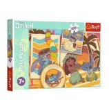 Cumpara ieftin Puzzle Trefl Stitch - La plaja cu Lilo si Stitch, 200 piese
