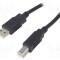 Cablu USB 2.0 A-B 5m negru BQ CABLE