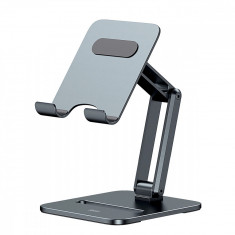 Bazaus Desktop Biaxial Suport metalic pliabil/stand pentru tabletă gri (LUSZ000113)