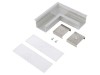 Conector 90&deg; Aluminiu Argintiu Anodat VARIO30-07