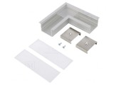 Conector 90&deg; Aluminiu Argintiu Anodat VARIO30-07