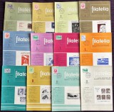 Romania 1970 - Lot 12 reviste filatelice romanesti FILATELIA / An XIX complet