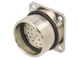 Conector M27 Soclu Mamă Lipire PIN 26 IP67