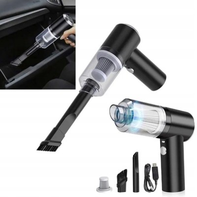 Aspirator auto, USB, Aspirare umeda, LED, 120W, 35kPa, Negru foto