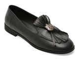Mocasini EPICA negri, 5002834, din piele naturala