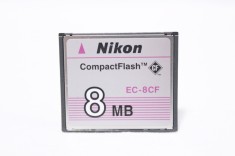 Card memorie CF Compact Flash Nikon 8 MB foto