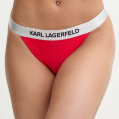 Karl Lagerfeld chiloti de baie culoarea rosu
