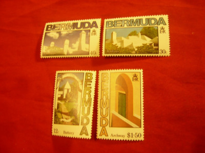 Serie Bermuda 1985 - Arhitectura , 4 valori foto