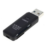 Cititor CARD cu port USB 3.0 +micro USB SDXC microSDXC reader, Otb