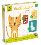 Puzzle educativ - Dudu Puzzle Frame: Animalute de companie | Ludattica