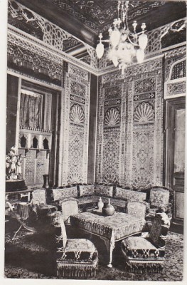 bnk cp Sinaia - Muzeul Peles - Salonul turcesc - circulata foto