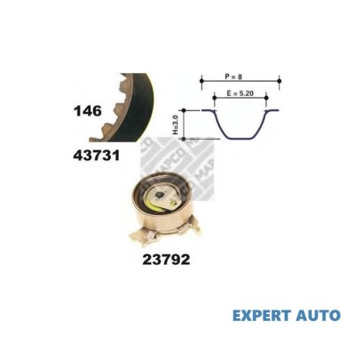 Kit curea distributie Opel OMEGA A combi (66_, 67_) 1986-1994 foto