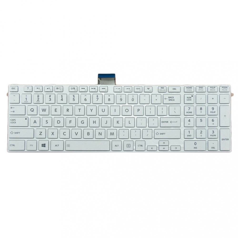 Tastatura Laptop Toshiba 6037B0076202XX, 6037B0077902, 9Z.N4VGQ.001,  9Z.N4VGV.001, US, alba, sh | Okazii.ro