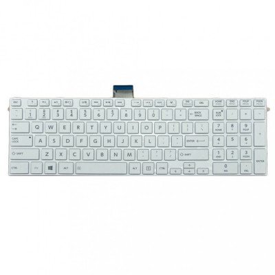 Tastatura Laptop Toshiba Satellite L950, C850D, C870, C850, L855D, 6037B0050609, US, alba, sh foto