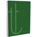 Caiet cu spira, Trendy Green, A5, dictando, 80 file